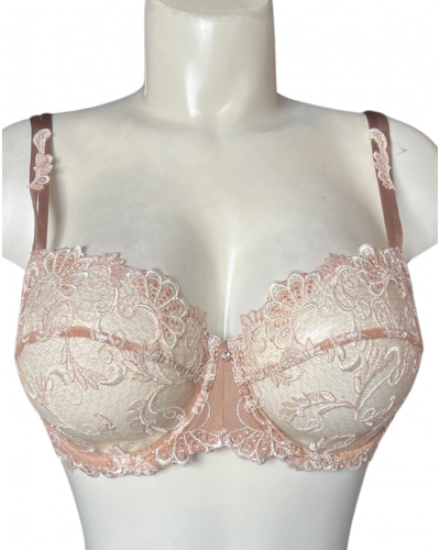 Demi bra Lise Charmel Dressing Floral (Ambre Nacre)