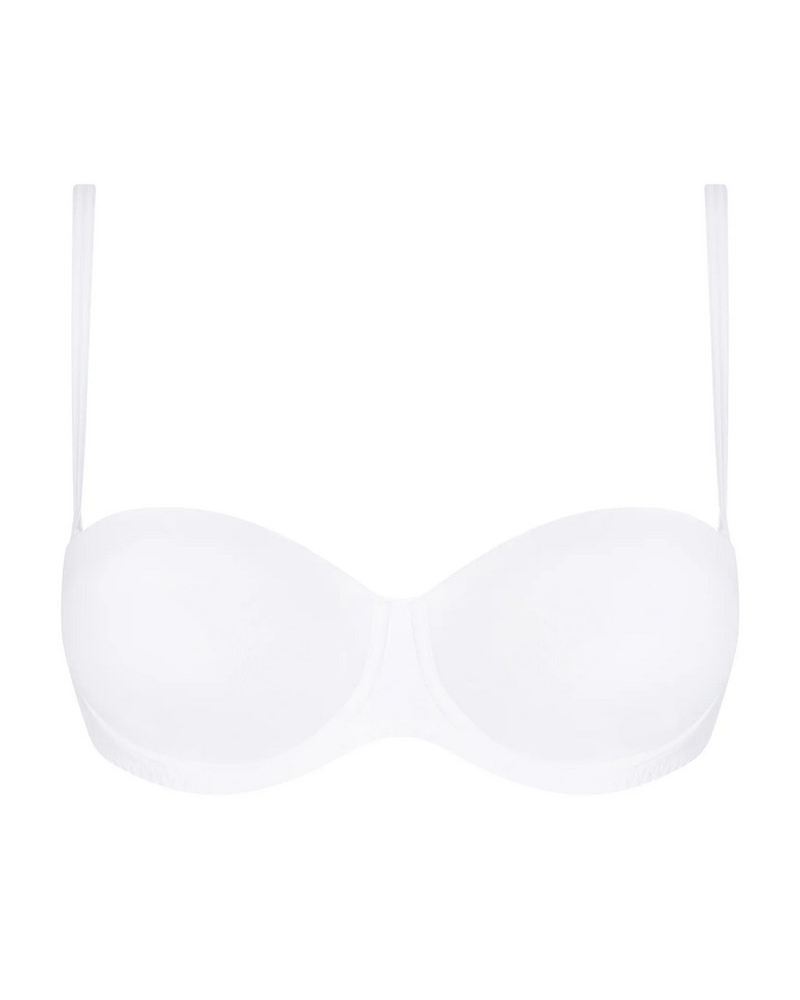 Soutien-gorge bandeau coque New Apesanteur (Blanc)