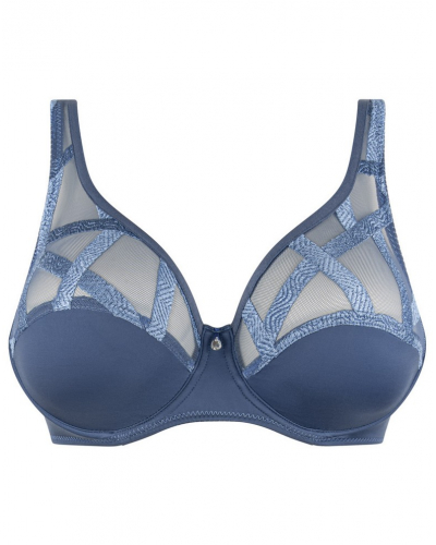 Sujetador foulard Louisa Bracq Série (Blue Jean)