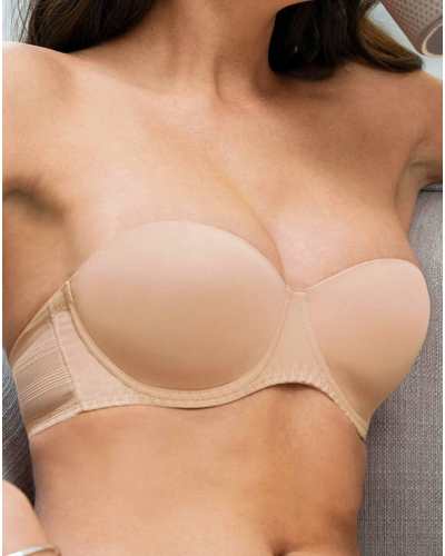 Strapless padded bra New Apesanteur (Skin Rosé)