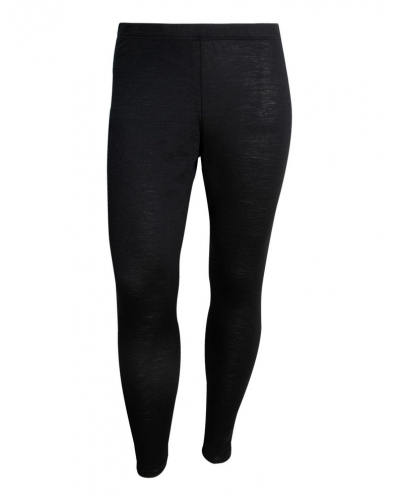 Calzoncillos largos de lana Eminence Ligne Chaude Mérinos (Negro)