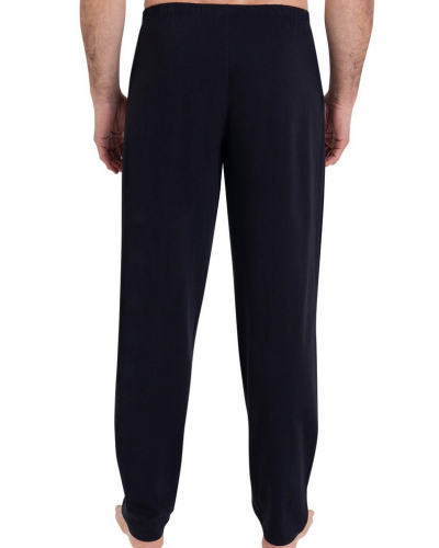 Long pyjamas 100% cotton Athena Ecopack Sérigraphie (Marine/Noir)