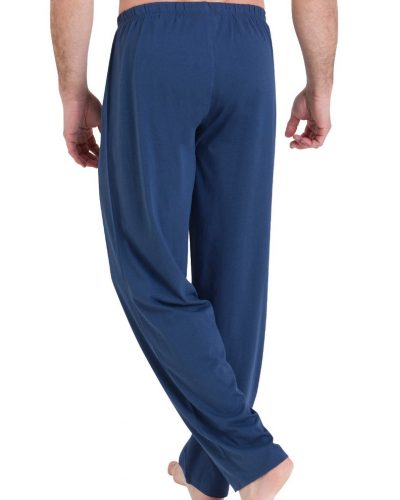 Pijama largo 100% algodón Athena Ecopack Sérigraphie (Gris/Marine)