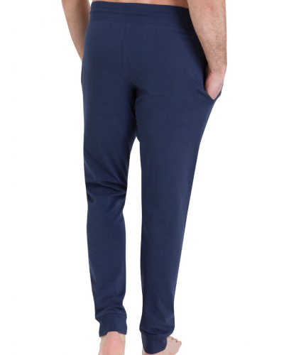 Long pyjama 100% cotton Athena Waffle (Bleu Arctic/Marine)