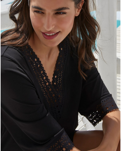 Beach tunic Lise Charmel Ajourage Couture (Black)