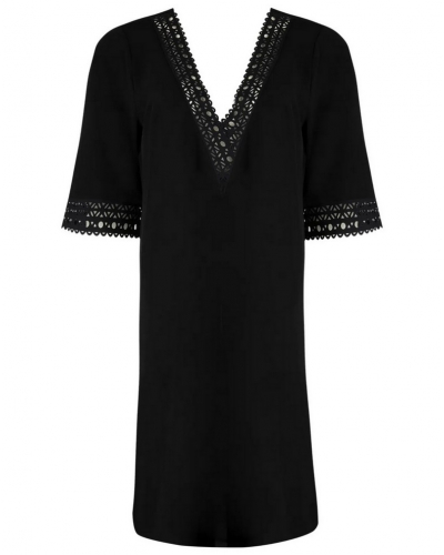 Tunique de plage  Lise Charmel Ajourage Couture (Noir)