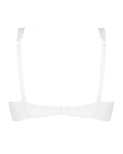 Soutien-gorge plunge demi mousse Antigel Tressage Graphic (Tressage Blanc)