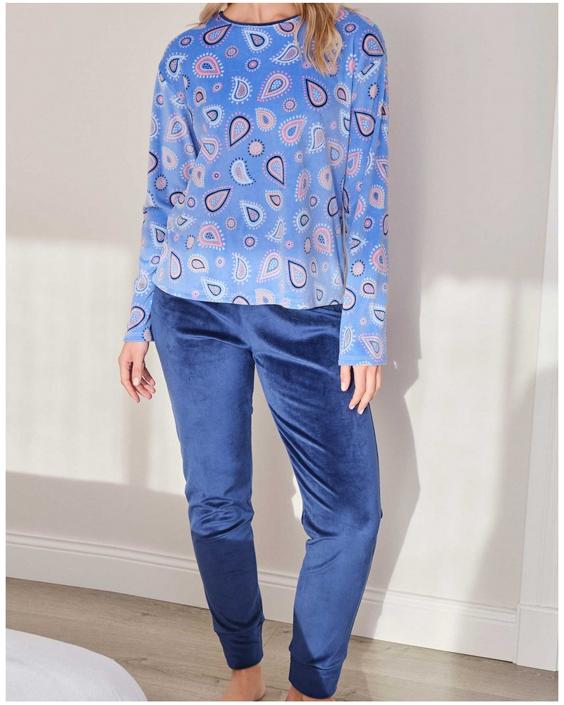 Long micropolar pyjamas Massana (Multicolore)