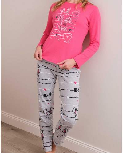 Pyjama long lapin Massana (Multicolore)