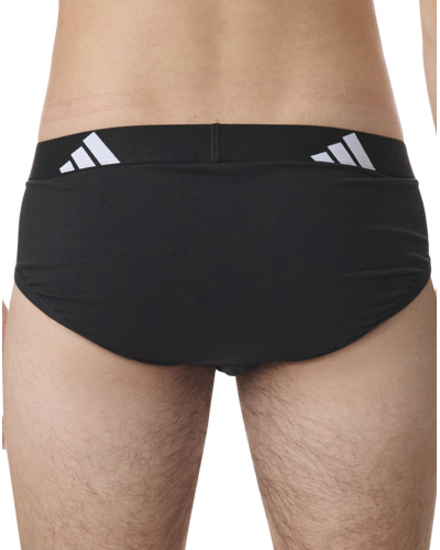 Pack of 2 briefs Adidas Active Flex Cotton (Black/Black)