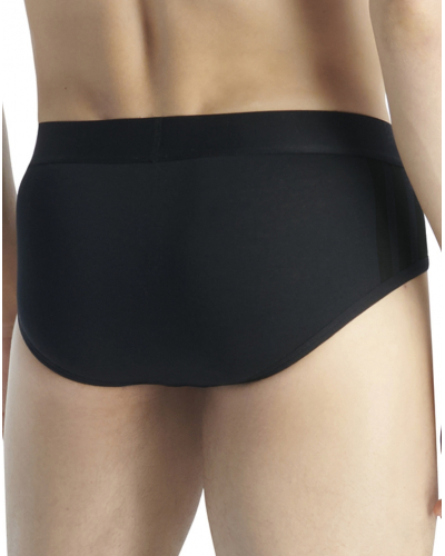 Lot de 2 slips Adidas Active Flex Cotton (Noir/Noir)