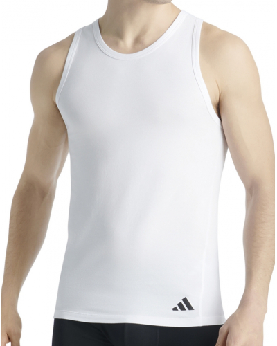 Lot de 2 débardeurs Adidas Active Flex Coton Ergonomic (Blanc)