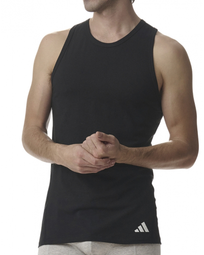 Lot de 2 débardeurs Adidas Active Flex Coton Ergonomic (Noir)