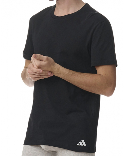 Lot de 3 t-shirts 100% Coton Adidas Active Core (Noir)