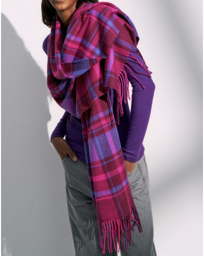 Wide scarf Triumph Nuit (Red Combination)