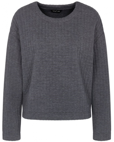 Quilted sweatshirt Triumph Nuit (Dark Grey)