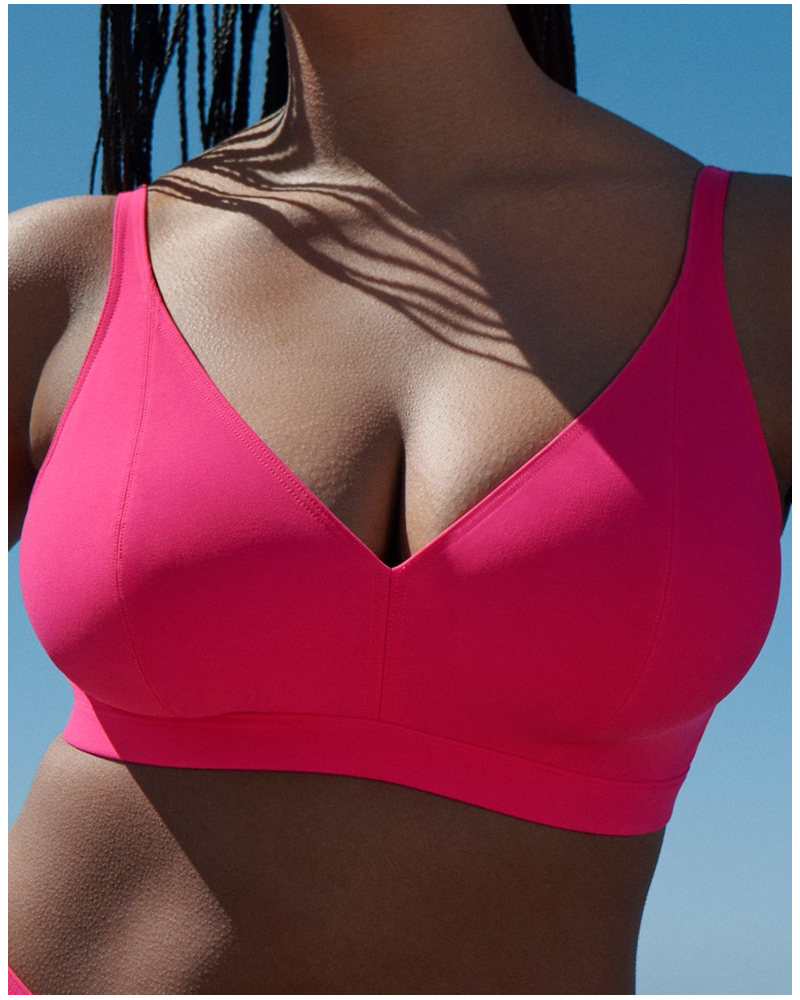 Soutien-gorge de bain triangle Prima Donna Swim Aswan (Dragon Fruit)