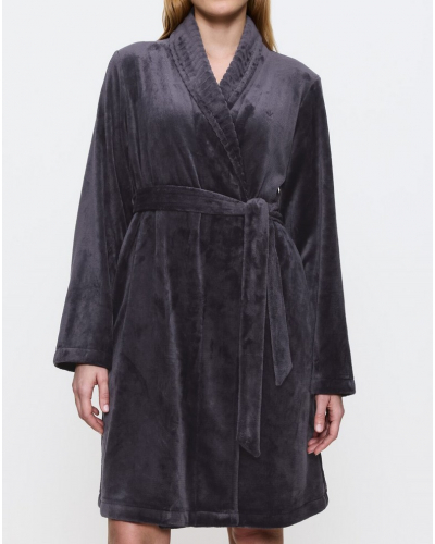 Velvet bathrobe Triumph Nuit (Grey)