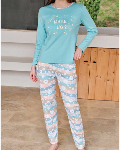 Soft long pyjamas Massana (Multicolore)