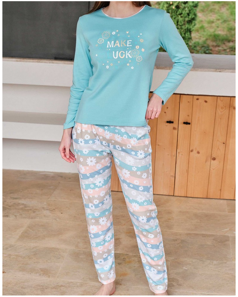 Pijama largo soft Massana (Multicolore)