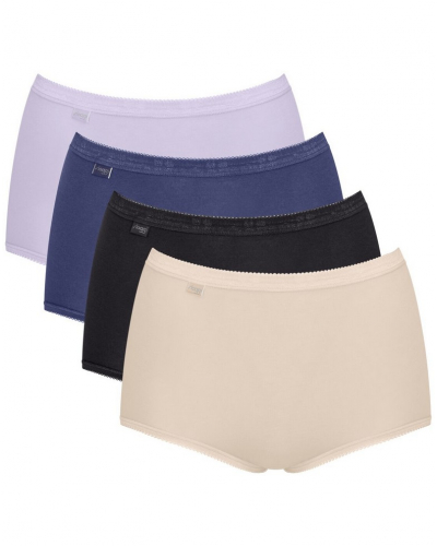 Bragas maxi Basic + (Lote de 4) Sloggi (Multicolore)