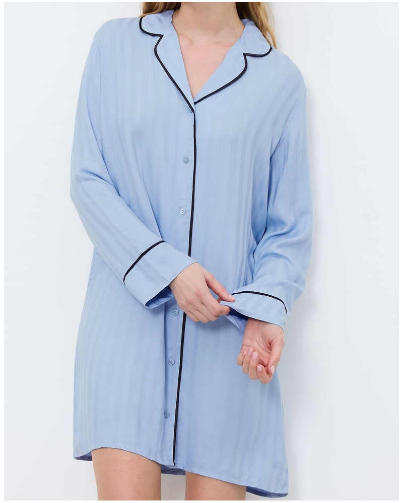 Chemise de nuit boyfriend Triumph Nuit (Ice)