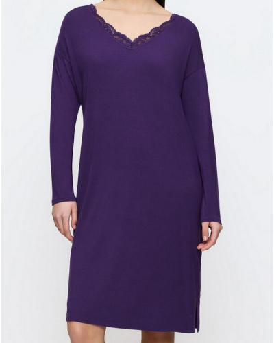 Camisón de manga larga Triumph Nuit (Royal Purple)