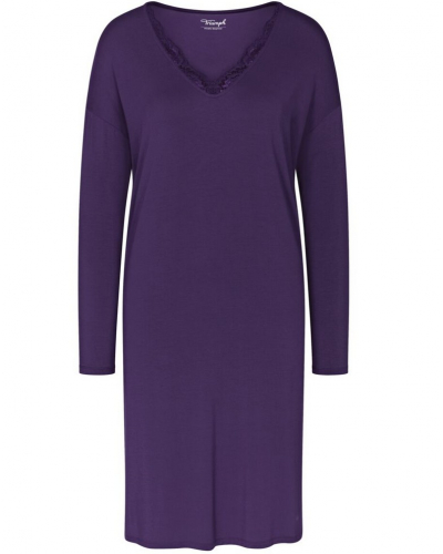 Chemise de nuit à manches longues Triumph Nuit (Royal Purple)