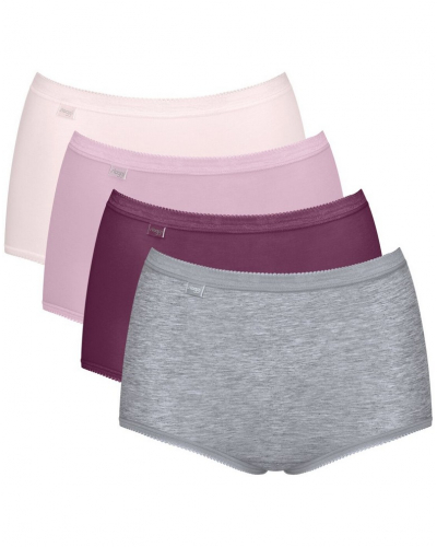 Basic + maxi knickers (Set of 4) Sloggi (Multicolore)