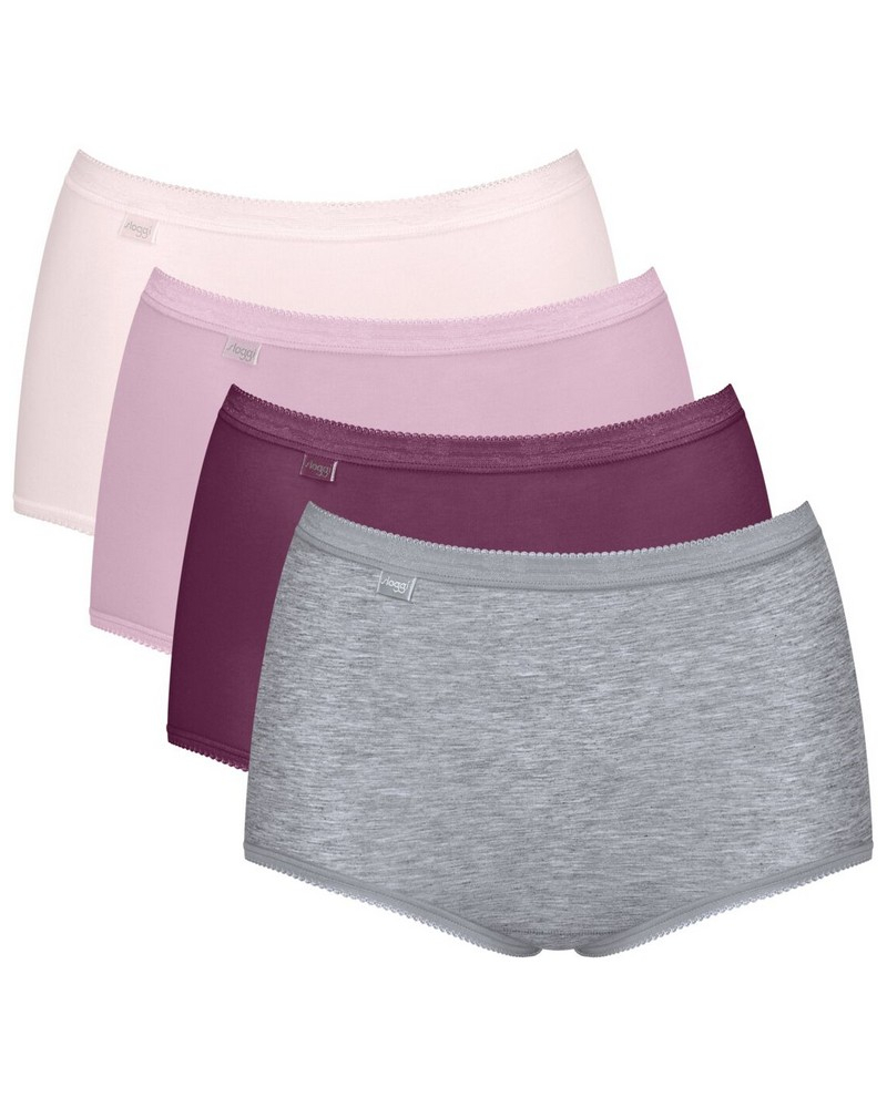 Basic + maxi knickers (Set of 4) Sloggi (Multicolore)