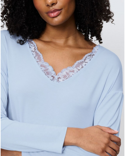 Long sleeve nightdress Triumph Nuit (Ice)