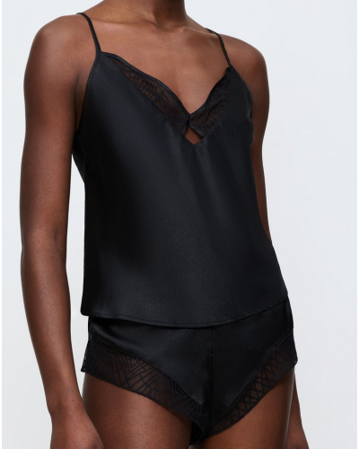 Ensemble de pyjama court Nuit Triumph (Noir)