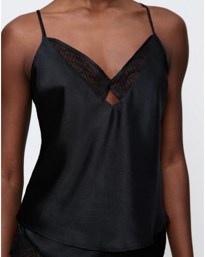 Ensemble de pyjama court Nuit Triumph (Noir)