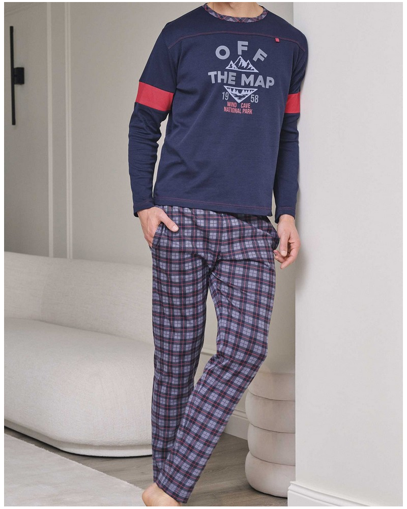 Long pyjamas 100% cotton Massana (Multicolore)