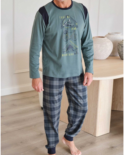 Long pyjamas 100% cotton Massana (Multicolore)