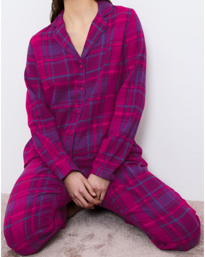 Pyjamas Boyfriend 100% cotton Nuit Triumph (Red)