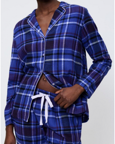 Pijama Boyfriend 100% algodón Nuit Triumph (Blue Dark)