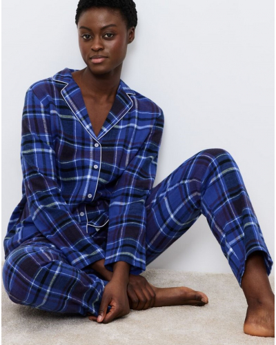 Pijama Boyfriend 100% algodón Nuit Triumph (Blue Dark)