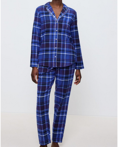 Pijama Boyfriend 100% algodón Nuit Triumph (Blue Dark)