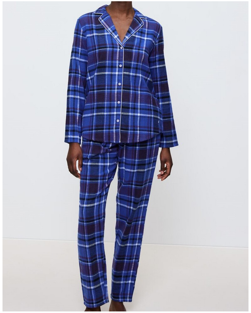 Pijama Boyfriend 100% algodón Nuit Triumph (Blue Dark)