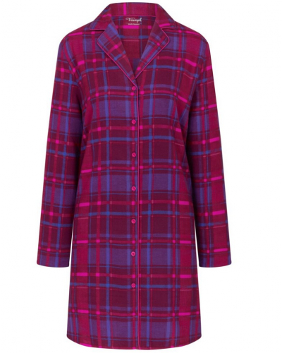 Nightdress boyfriend 100% cotton Triumph Nuit (Red)