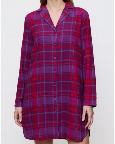 Camisón boyfriend 100% algodón Triumph Nuit (Red)