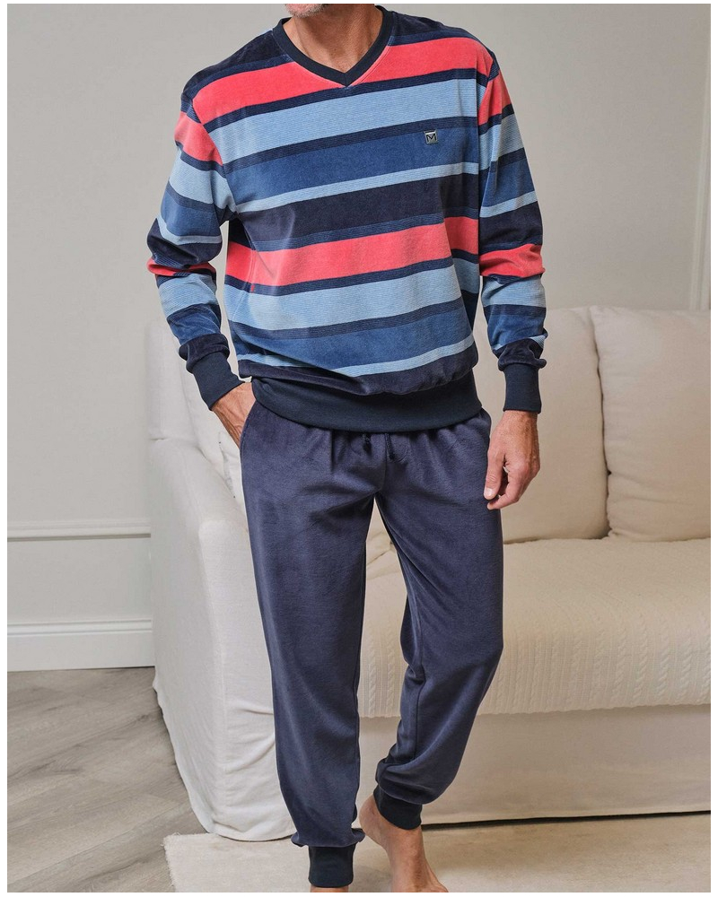Pyjamas cotton and velvet Massana (Multicolour)
