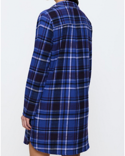 Camisón boyfriend 100% algodón Triumph Nuit (Blue Dark)