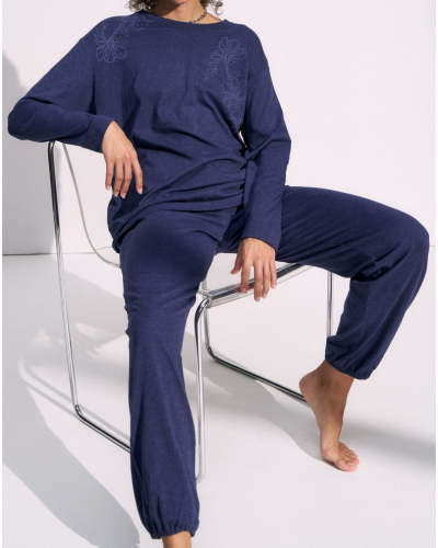 Pyjama Coton & Modal Triumph Nuit (Blue Dark)