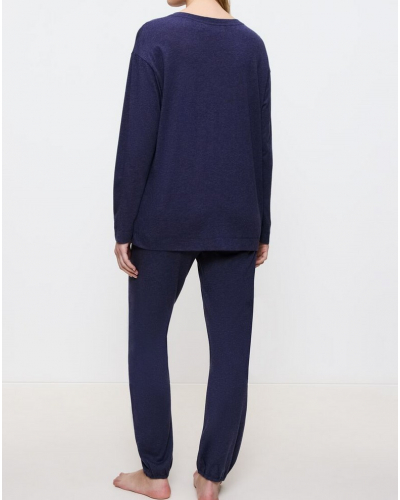 Pijama Algodón y modal Triumph Nuit (Blue Dark)