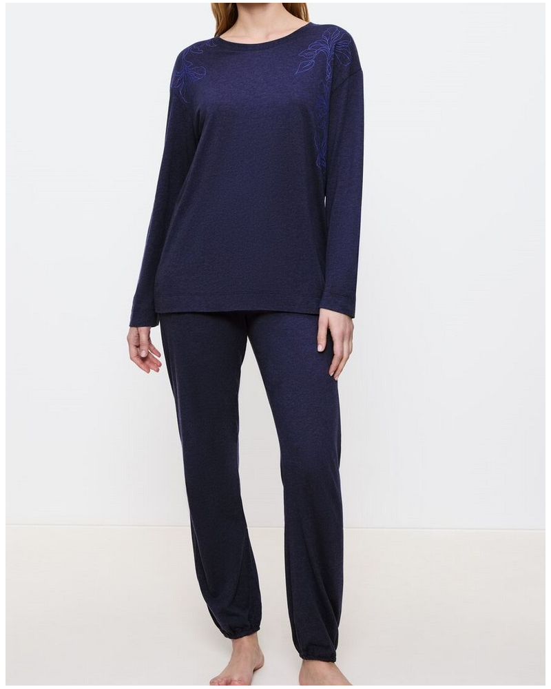 Pyjama Coton & Modal Triumph Nuit (Blue Dark)