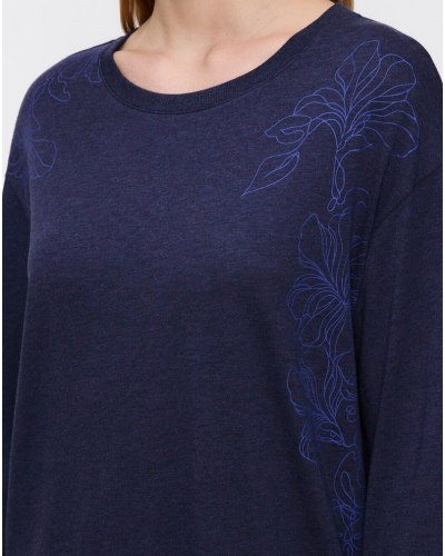 Pyjama Coton & Modal Triumph Nuit (Blue Dark)