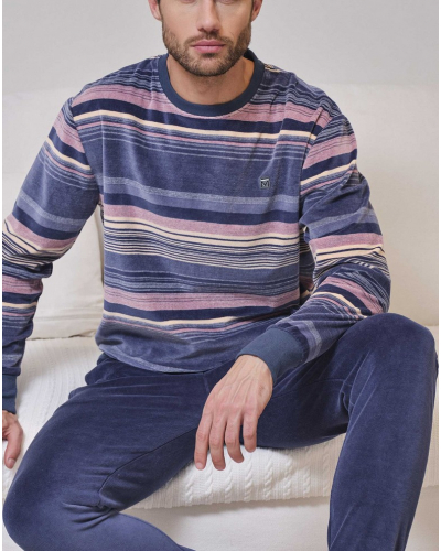 Pyjamas cotton and velvet Massana (Multicolour)