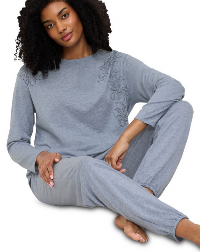 Pyjamas Cotton & Modal Triumph Nuit (Blue Light)